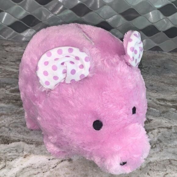 Fab NY Plush Stuffed Pig Piggy Bank - Picture 3 of 8